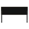 Merrick Lane Coppola Headboard with Tufted Upholstery and Powder Coated Metal Frame